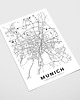 plakaty Plakat Monachium mapa 1