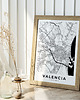 plakaty Plakat Walencja mapa 5