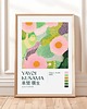 plakaty ZESTAW 3 plakatów Yayoi Kusama abstrakcja kwiaty pastelowe 3