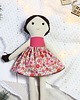 lalki Lala  różowa w spódniczce w kwiaty 3