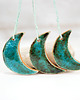 ozdoby choinkowe Turkusowe  księżyce - ozdoba choinkowe 7