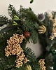 wianki bożonarodzeniowe Wianek świąteczny pieprz zieleń i złoto 1