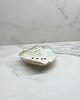 mydelniczki Ceramiczna Mydelniczka Handmade Muszelka Muszla Biała Matowa 2