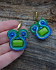 kolczyki soutache Kolorowe  kolczyki soutache 3