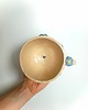 kubki Ceramiczny ręcznie robiony kubek w kwiatki 2