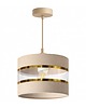 lampy wiszące Lampa Wisząca Casmira Kaszmirowo-Złota LED E27 20cm 1