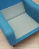 fotele Fotel niebieski, duński design, lata 60, produkcja: Dania 8