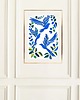 plakaty PLAKAT ptaki , abstrakcja, matisse, niebieski 3