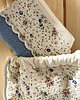 plecaki Jeansowy plecak worek z koronką  i delikatnymi kwiatuszkami  ekologiczna torba 9