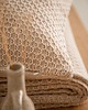 kocyki, kołderki, pościel dla dzieci 100% wełna merino- Zestaw kocyk 100x135 + poszewka na poduszkę 40x40 - beżowy 2