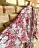 szlafroki damskie Szlafrok narzutka kimono w kontrastujący wzór kwiatowy 4