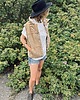 kamizelki damskie Kamizelka sztruksowa WILD GRL z tygrysami 2
