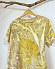 t-shirt damskie T-shirt z naturalnym ekodrukiem roślinnym Leaf2 3
