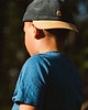 czapki dziecięce GEKON JUNIOR 6 panel - niebieska dziecięca czapka z żółtym daszkie 1