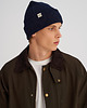 czapki i kapelusze męskie Czapka zimowa z bawełny organicznej granatowa 1