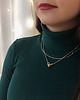 chokery Srebrny pozłacany naszyjnik choker z cyrkoniami czarne 1