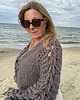kardigany damskie Sweter oversize 100% wełna handmade 1