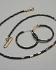 chokery Choker  (Hematyt graphite)  - szlachetna kolekcja 5