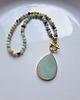 naszyjniki - inne Naszyjnik z amazonitem - amulet - sukces 1