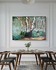 obrazy Zaklęcie 70x100 cm duży obraz na płótnie brzozy Magda Kubiak 2