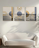 plakaty Plakaty zestaw/tryptyk morze, natura, nowoczesne, w stylu mid-century. 4
