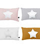 dekoracje świąteczne MUSZTARDowa poduszka BOHO ze srebrną gwiazdką 9
