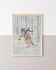 obrazy i plakaty do pokoju dziecięcego Zimowy spacer  plakat do pokoju dziecka  Hi Little 4