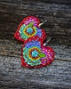 kolczyki soutache Kolekcja Frida - kolczyki kolorowe serca 1