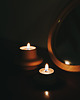 świeczniki i świece Tealight z wosku pszczelego 1