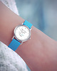 zegarki damskie Zegarek mały - Happy soul - silikonowy, niebieski 1