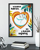 plakaty Plakat "Wszędzie dobrze, ale z kotem..." 2