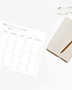 kalendarze i plannery Planner miesięczny A4, Pure 1