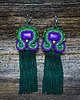 kolczyki soutache Etniczne  kolczyki soutache z chwostami 3