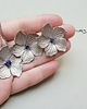 kolczyki srebrne Kolczyki srebrne Flower /chabry/ 4