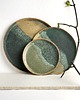 patery i talerze Talerz w odcieniach zieleni / śniadaniowy 21 cm 3