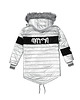 płaszcze damskie Down Silver Parka XXX 5