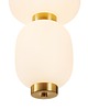 lampy wiszące Lampa wisząca BRILLA-3 LED złota 23 cm 2