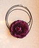 chokery Choker Róża BORDO 3