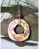 wisiory Kolorowy dwustronny wisior ceramiczny 1