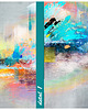 obrazy OBRAZ NA PŁÓTNIE - 120x80cm - ABSTRAKCJA HORYZONT 3