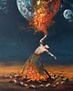 obrazy Fire up ...obraz realizm bajkowy obraz surrealizm ręcznie malowany 1