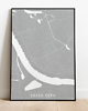plakaty Mapa plakat - Saska Kępa - różne kolory 1