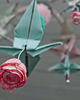 pokój dziecka - różne Mobil origami "kwiaty" 3