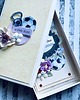 kartki scrapbooking Kartka Ślubna - rękodzieło w PUDELKU 1