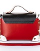 torby na ramię Torebka Skórzana - 3 kolory - crossbody , ozdobne nity (7044) 4
