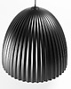 lampy wiszące Lampa wisząca PLISSART M - czarna, miedziana 4
