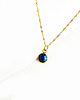 złote naszyjniki NASZYJNIK z lapis lazuli, minimalistyczny naszyjnik 3