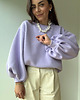 bluza bez kaptura damska Bluza Enjoyable lavender 6