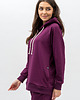 bluza z kapturem damska Bluza z kapturem  ,,SEHER" bakłażan 1
