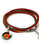 bransoletki ze szkła ORANGE FLOWER bransoletka z rzemieniami 1